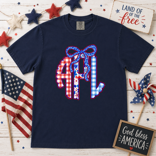Full Size Monogram Initials Shirt