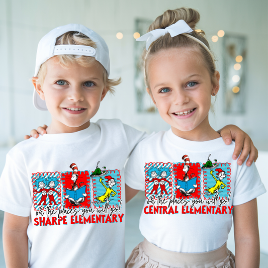 Personalized School Seuss Shirt