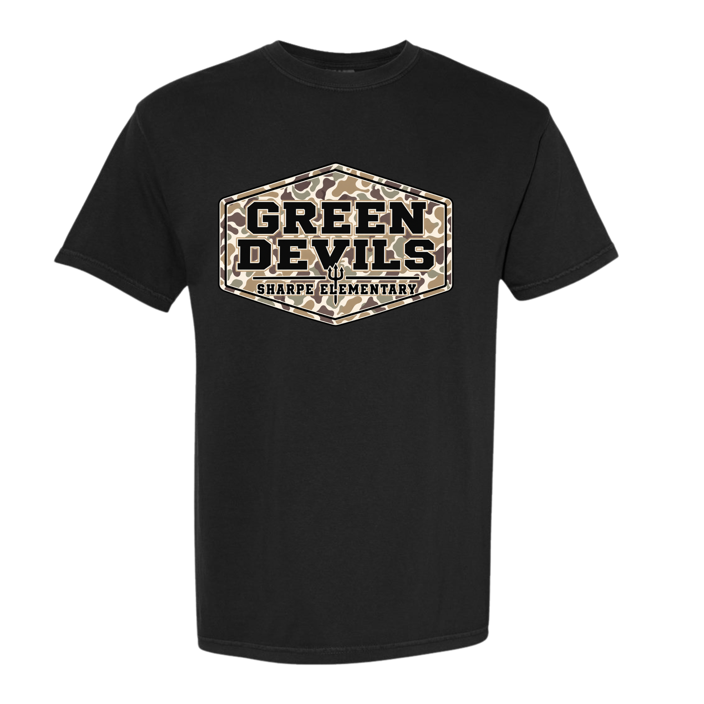 Sharpe Camo Green Devils Shirt PTO