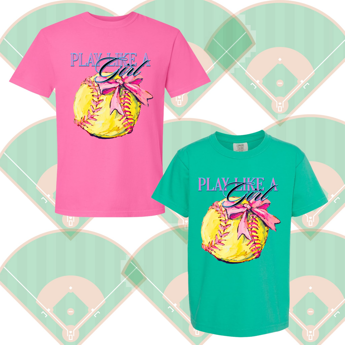 Play Like a Girl Softball Shirt