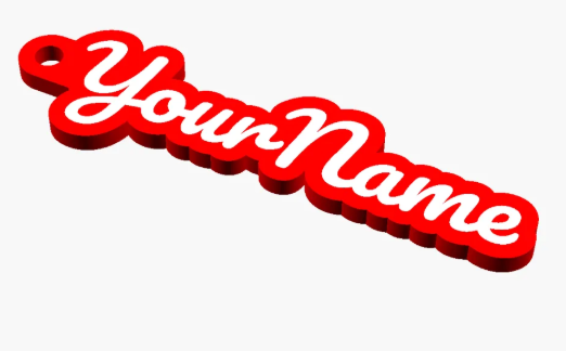 Personalized Name Keychain